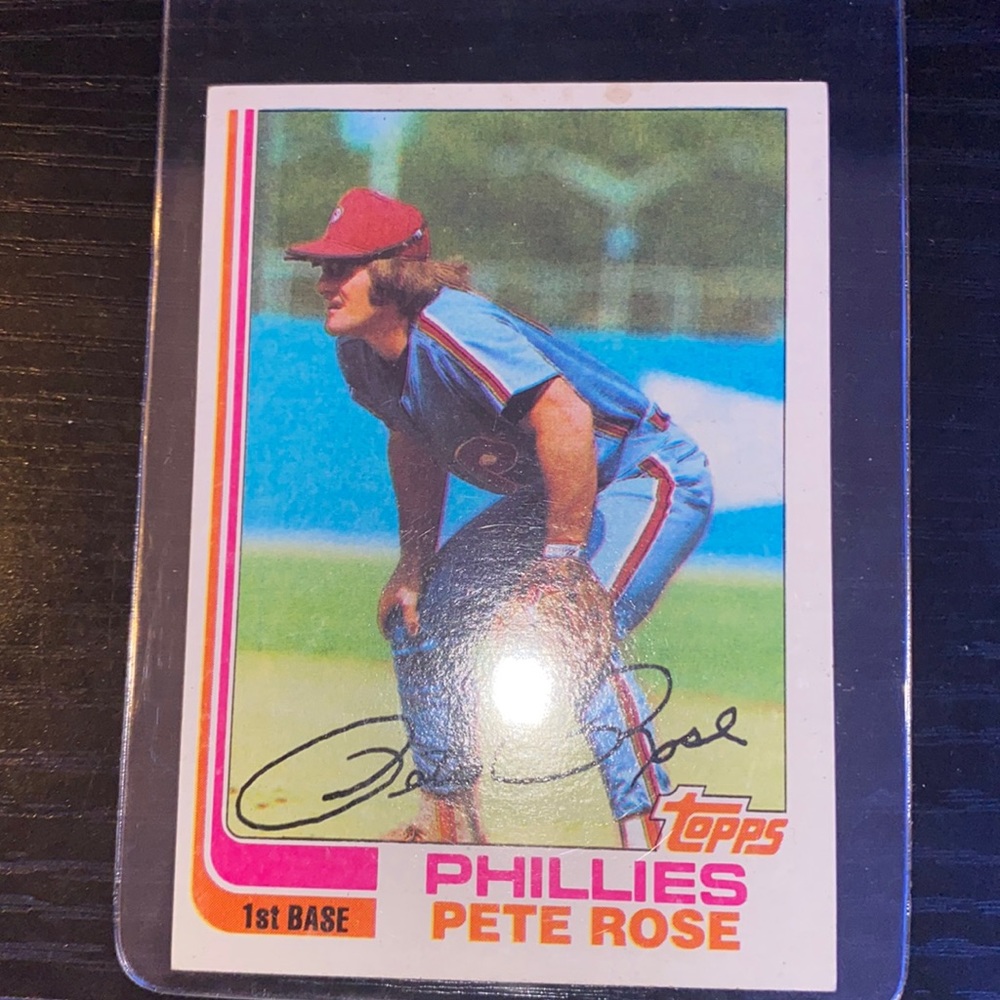 Pete Rose Auto 1982